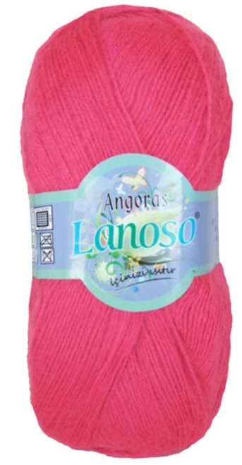 Laine ANGORAS 100g - 40% mohair, 60% Acrylique