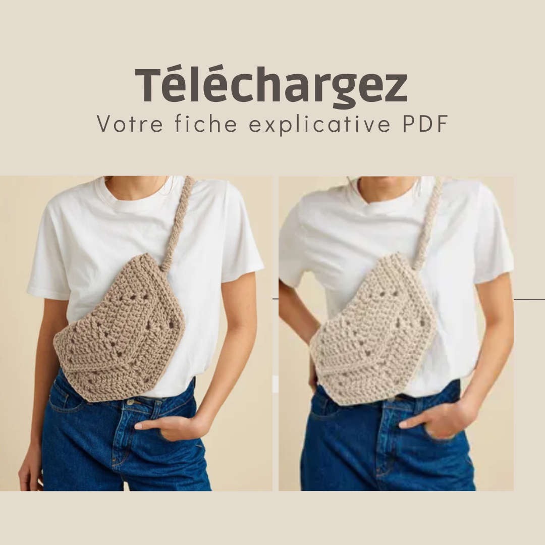 Patron PDF Crochet / Sac Banane Alfie (FRANÇAIS) de HAPPYWOOL
