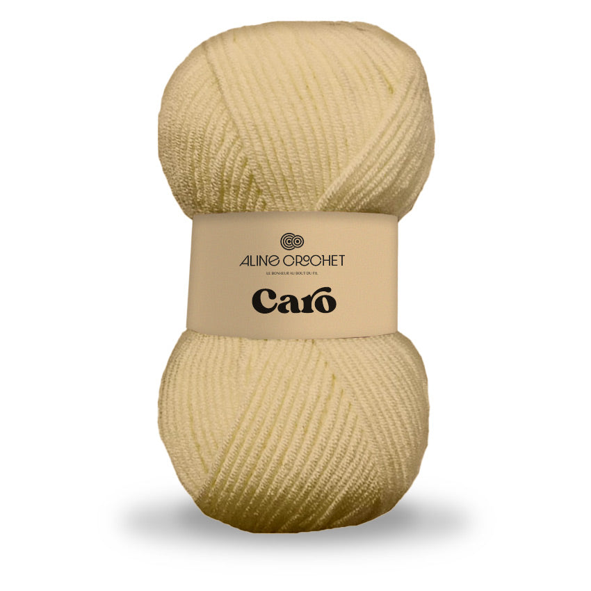 Laine CARO 100g - 100% acrylique, qualité supérieure