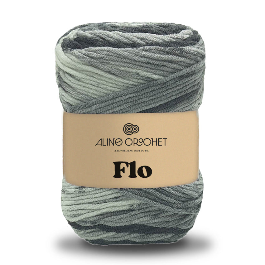 Laine FLO 100g - 100% acrylique, qualité supérieure