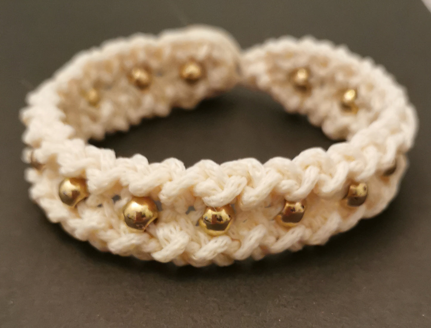 KIT Bracelet perles dorées