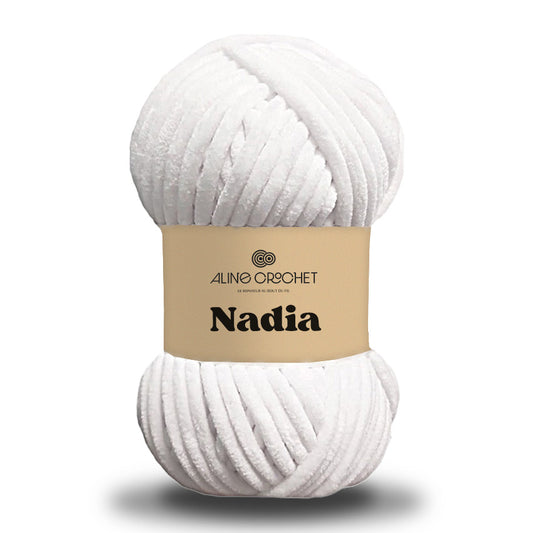 FIL CHENILLE NADIA  100g - 85% polyester, 15% polyamide