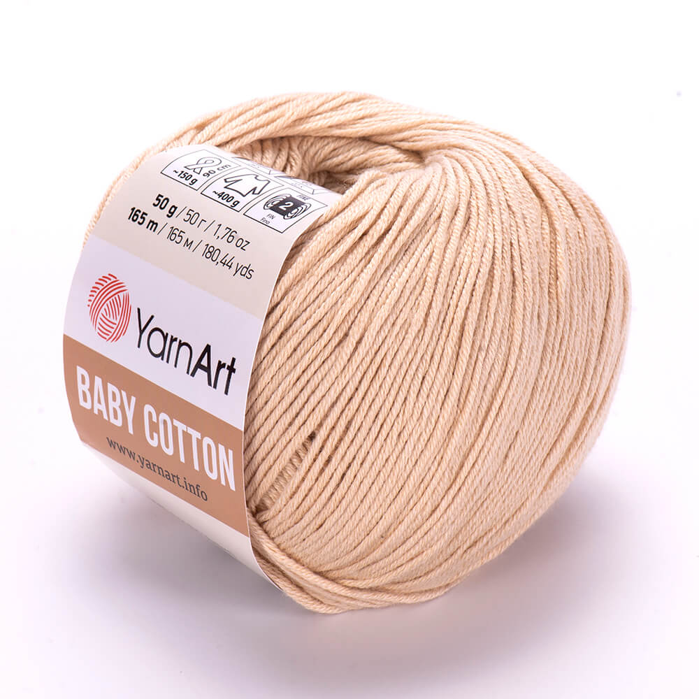 Laine BABY COTON 50g - 50% acrylique, 50% coton