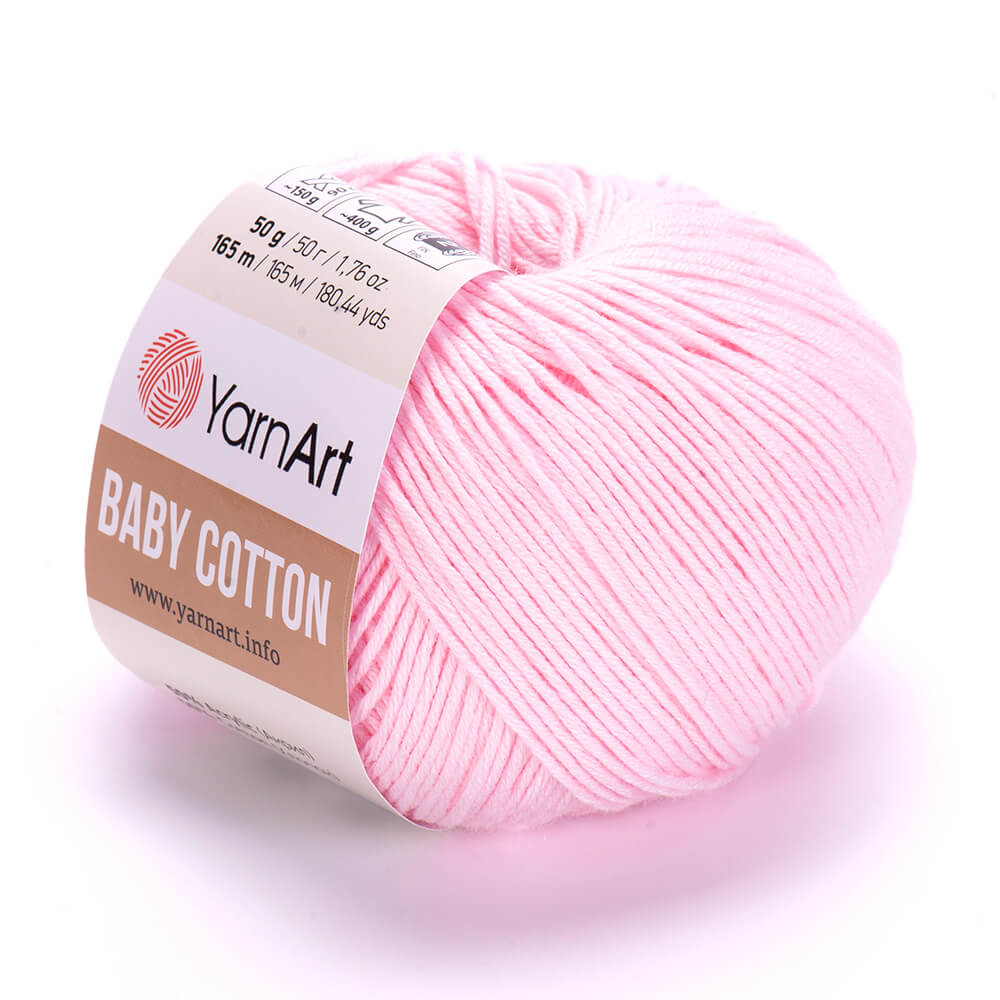 Laine BABY COTON 50g - 50% acrylique, 50% coton