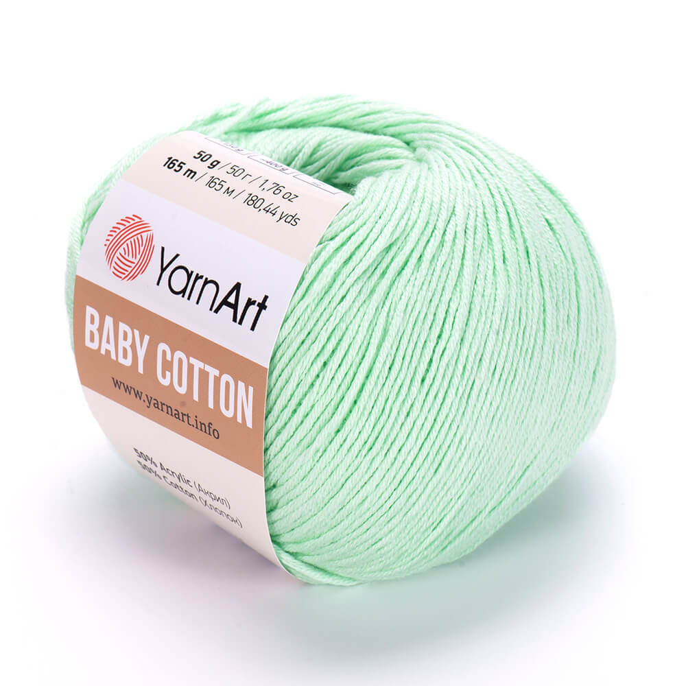 Laine BABY COTON 50g - 50% acrylique, 50% coton