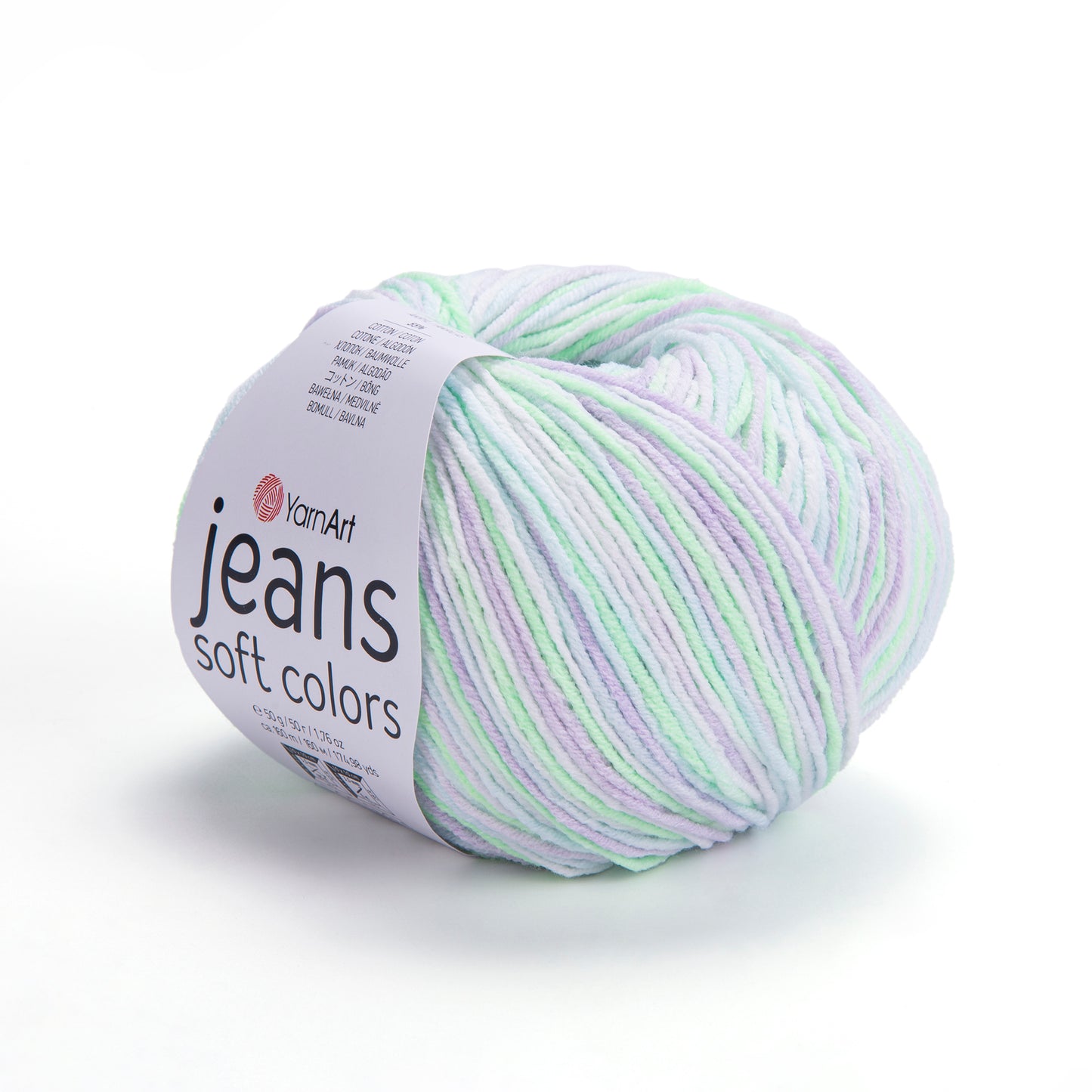 Laine JEANS SOFT COLORS 50g - 55% coton, 45% acrylique