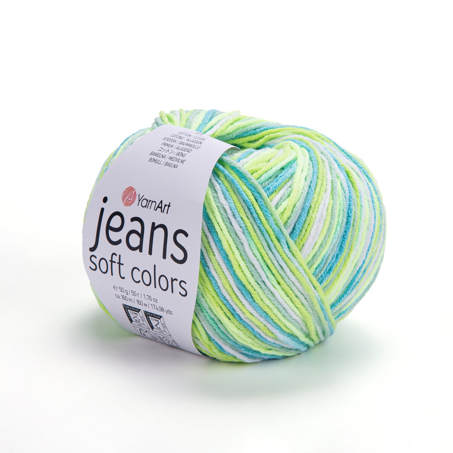 Laine JEANS SOFT COLORS 50g - 55% coton, 45% acrylique