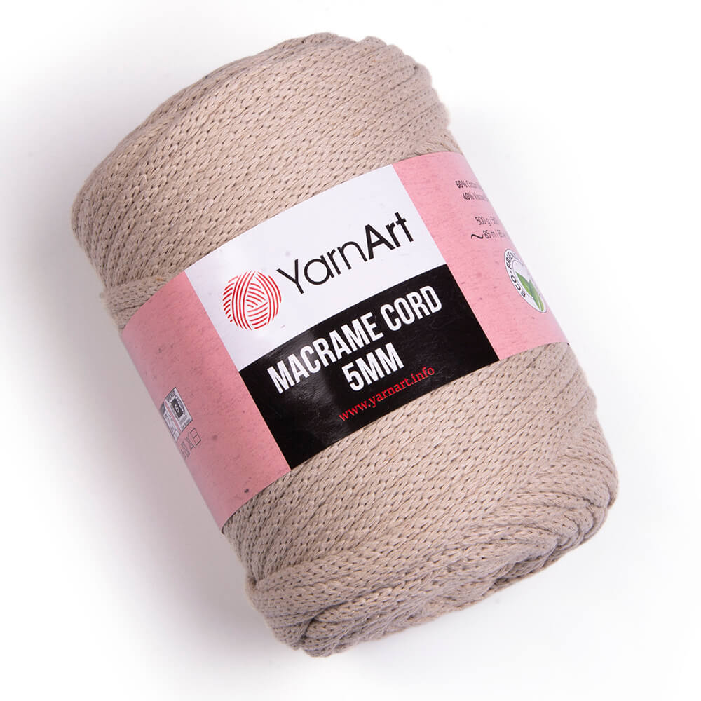 MACRAME CORD 500g - 60% coton, 40% viscose & polyester