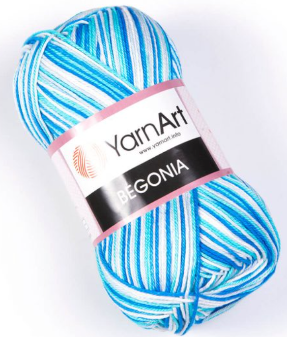 BÉGONIA 50 g -Coton 100% mercerisé