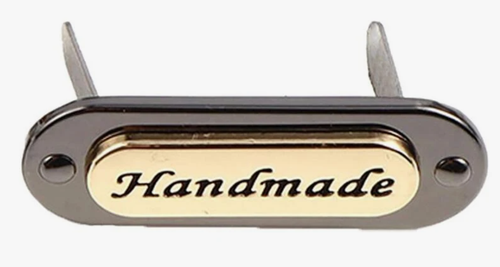 Plaque métal “ Handmade”