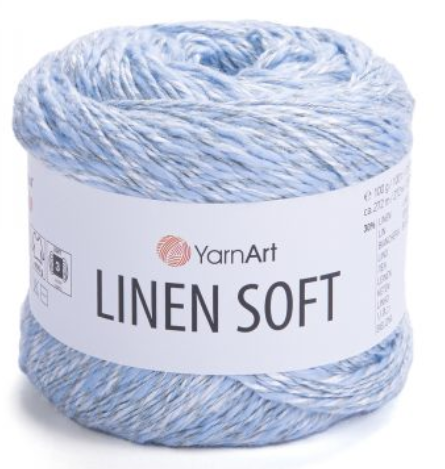 LINEN SOFT 100 g - 30% lin, 36% Viscose , 34% Cotton