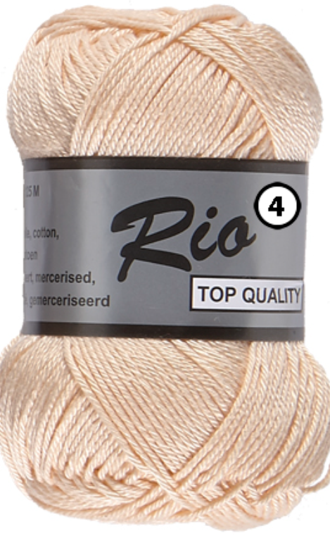 RIO 4 - 50g - 100% coton mercerisé