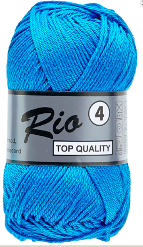 RIO 4 - 50g - 100% coton mercerisé