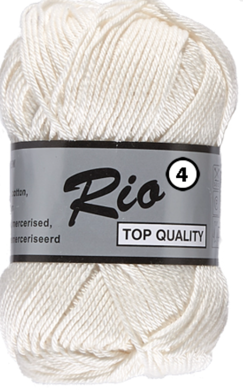 RIO 4 - 50g - 100% coton mercerisé