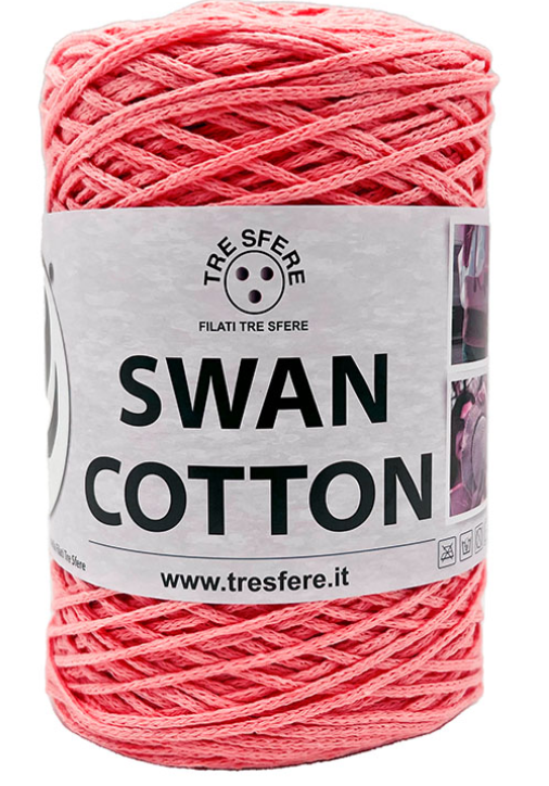 LACET SWAN COTTON- Coton macramé 70% recyclé, 30% polyester