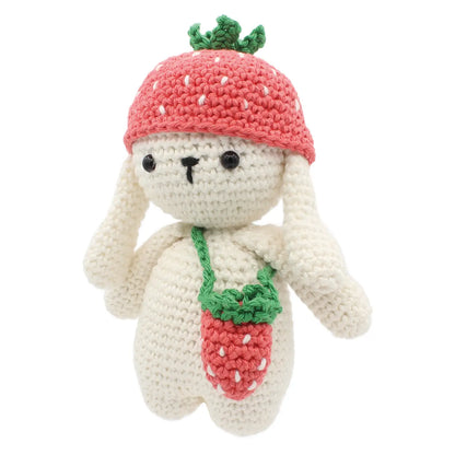 Lapinou Fraise - Kit Crochet Complet