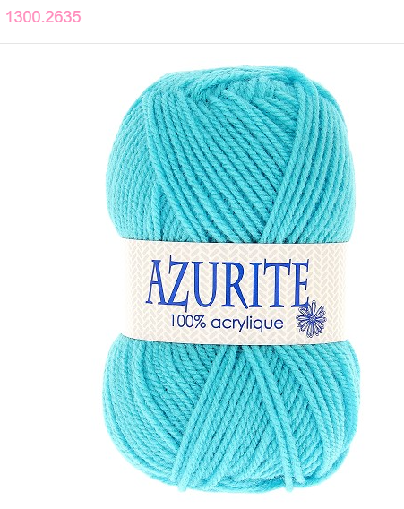 AZURITE 100% acrylique