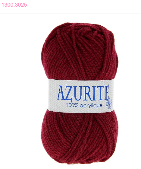 AZURITE 100% acrylique