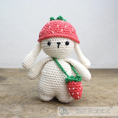 Lapinou Fraise - Kit Crochet Complet