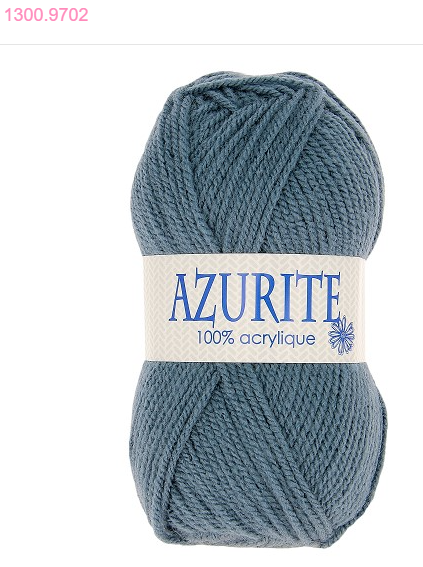 AZURITE 100% acrylique