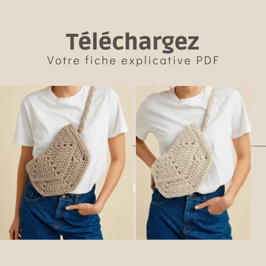 Patron PDF Crochet / Sac Banane Alfie (FRANÇAIS) de HAPPYWOOL