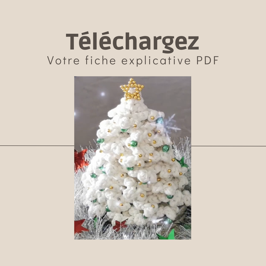 PATRON PDF Crochet /SAPIN de Noël