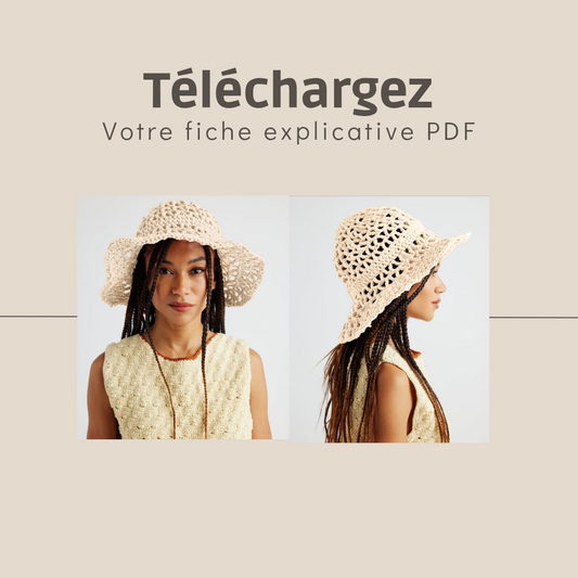 Patron PDF Chapeau AYA de HAPPYWOOL
