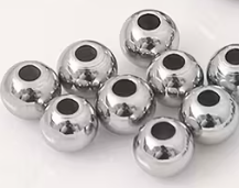 Perles dorées 6mm ( lot de 20 )