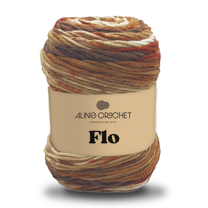 Laine FLO 100g - 100% acrylique, qualité supérieure