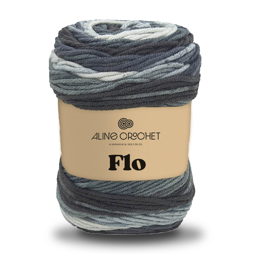 Laine FLO 100g - 100% acrylique, qualité supérieure
