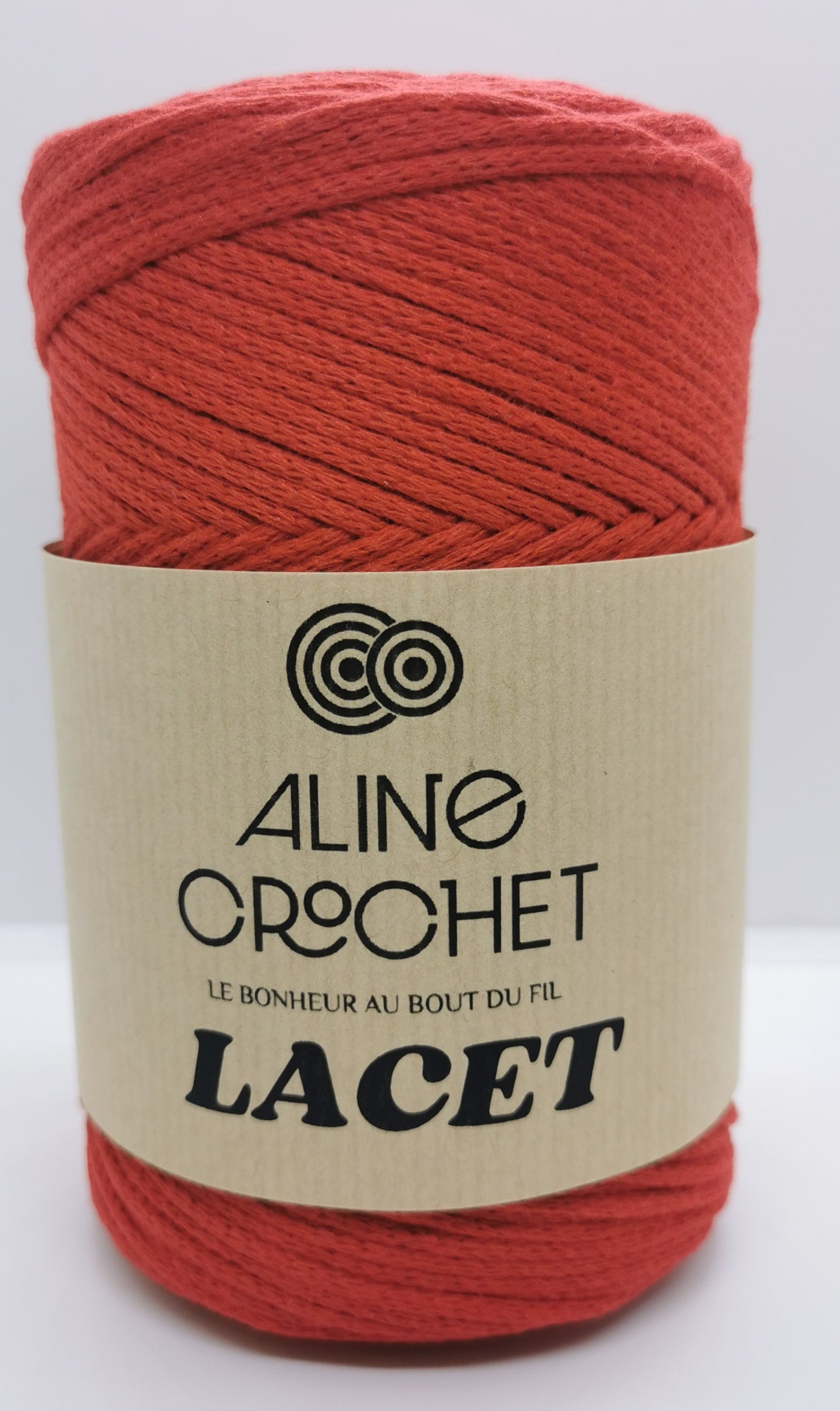 LACET 250g - Coton macramé 70% recyclé, 30% polyester