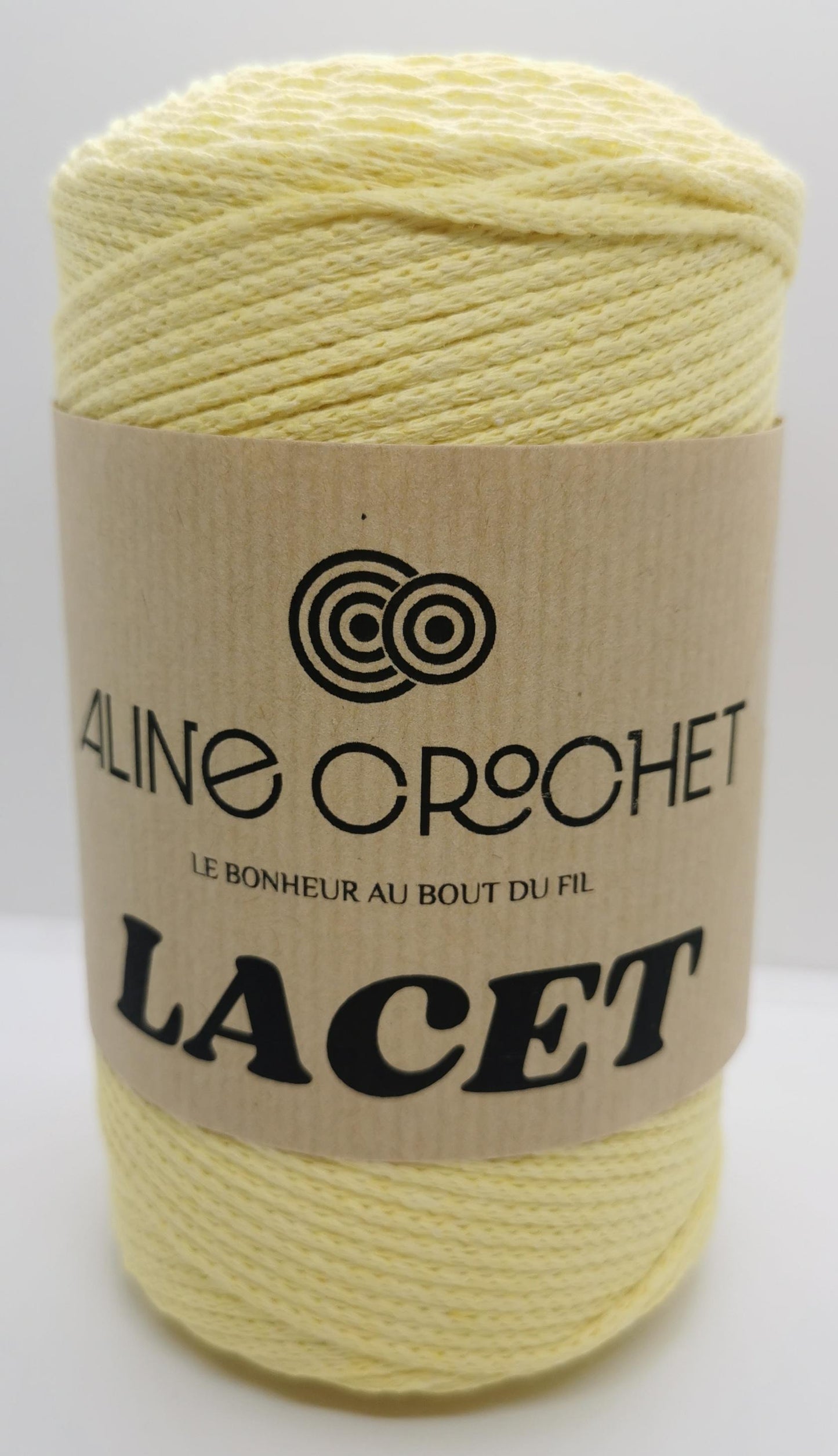 LACET 250g - Coton macramé 85% recyclé, 15% polyester