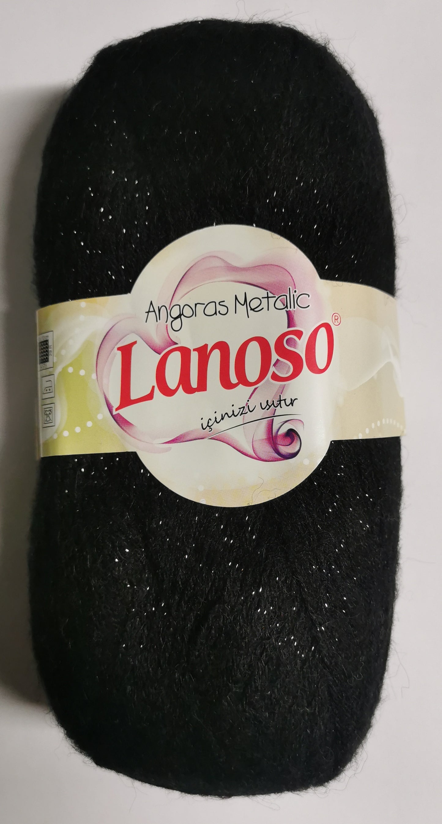 Laine ANGORAS METALIC 100g - 40% mohair, 52% Acrylique, 8% Métallisé