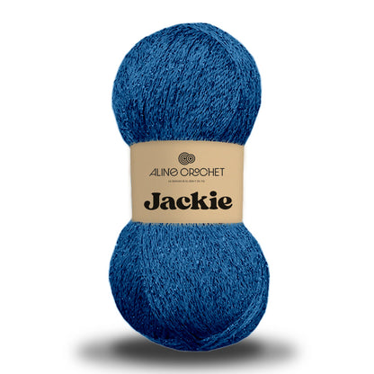 Laine JACKIE 100g - 85% coton, 15% métallisé