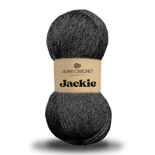 Laine JACKIE 100g - 85% coton, 15% métallisé