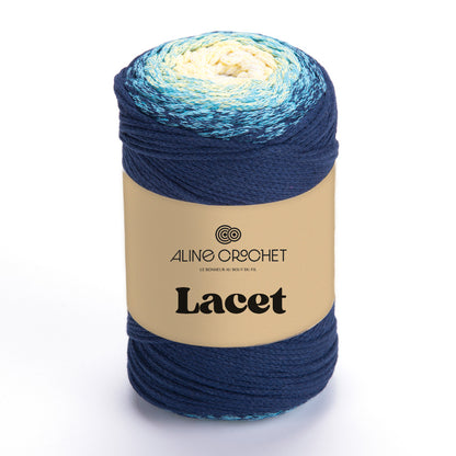 LACET FUN 250g - Coton macramé 80% recyclé, 20% polyester