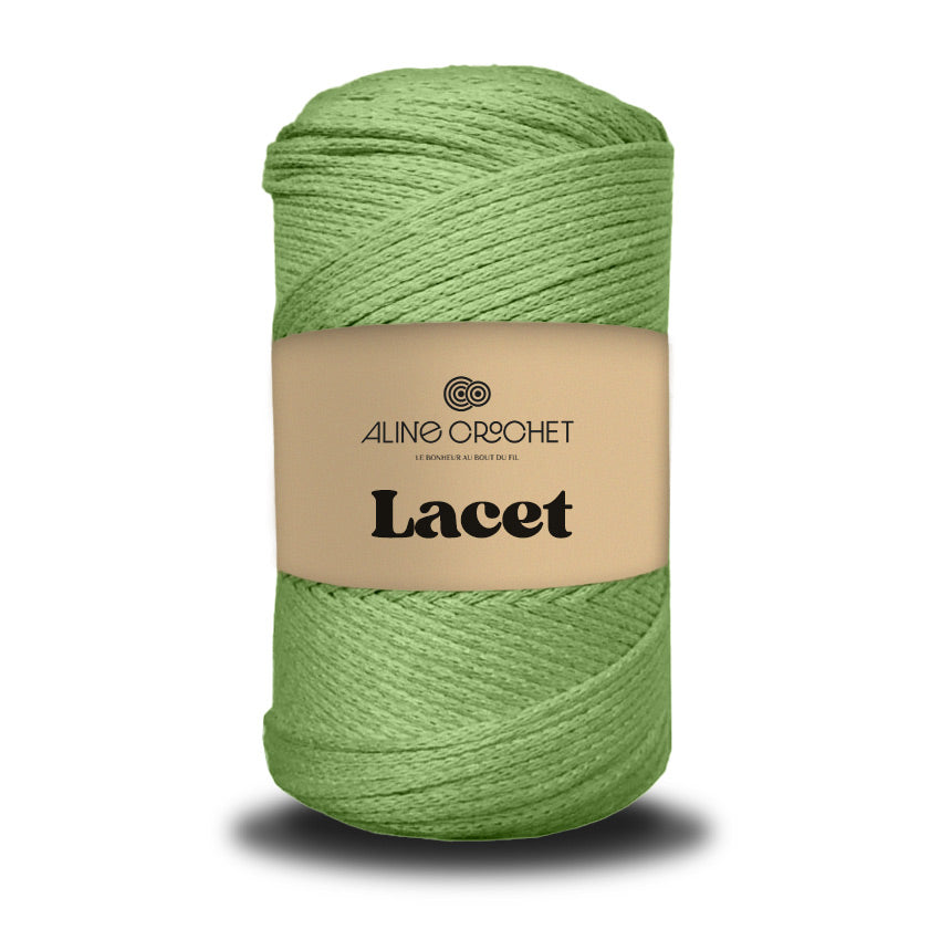 LACET 250g - Coton macramé 70% recyclé, 30% polyester