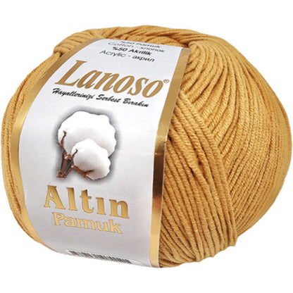 Laine ALTIN PAMUK 100g - 50% coton spécial, 50% acrylique