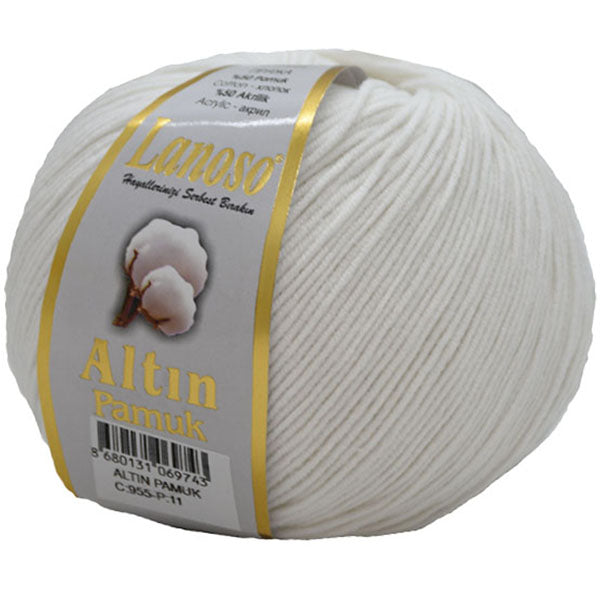 Laine ALTIN PAMUK 100g - 50% coton spécial, 50% acrylique