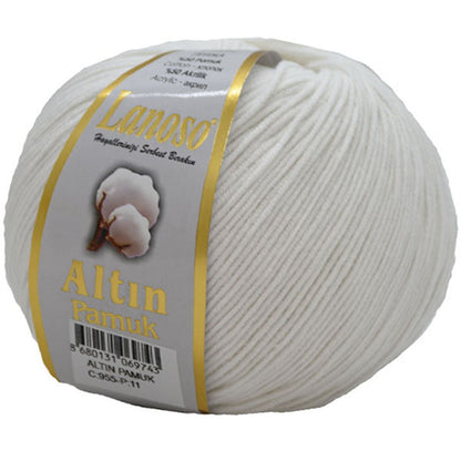 Laine ALTIN PAMUK 100g - 50% coton spécial, 50% acrylique