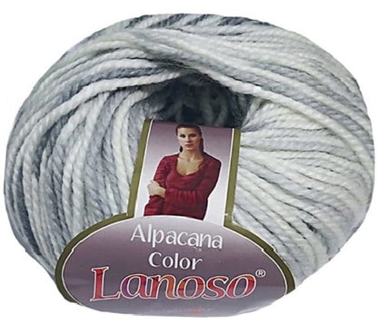 Laine ALPACANA 100g - 35% laine, 40% acrylique, 25% alpaga