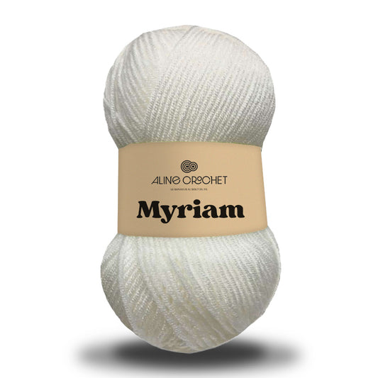 Laine MYRIAM 100g - 100% acrylique spécial anti-boulochage