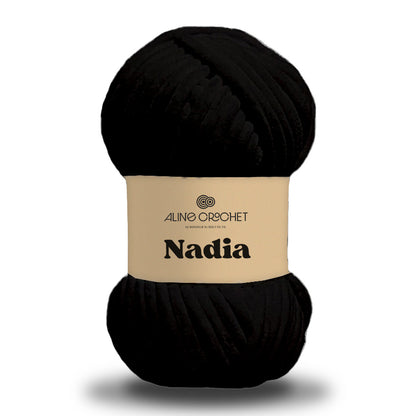FIL CHENILLE NADIA  100g - 85% polyester, 15% polyamide
