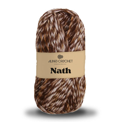 Laine NATH 100g - 25% laine, 75% acrylique, qualité supérieure
