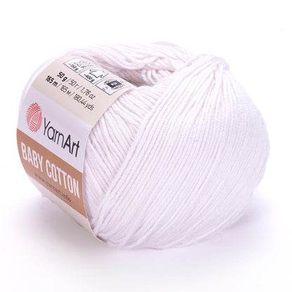 Laine BABY COTON 50g - 50% acrylique, 50% coton