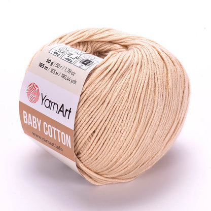 Laine BABY COTON 50g - 50% acrylique, 50% coton