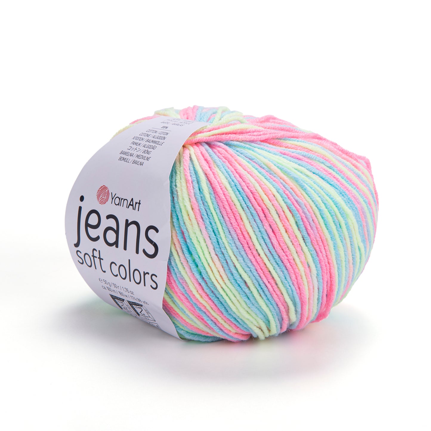 Laine JEANS SOFT COLORS 50g - 55% coton, 45% acrylique