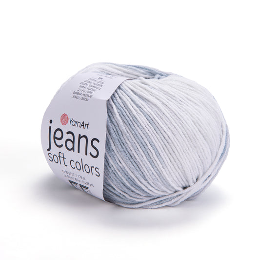 Laine JEANS SOFT COLORS 50g - 55% coton, 45% acrylique
