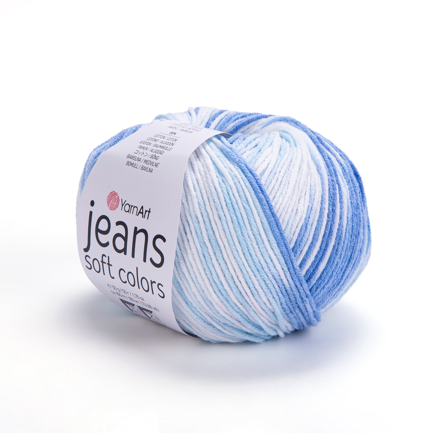 Laine JEANS SOFT COLORS 50g - 55% coton, 45% acrylique