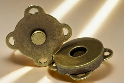 Fermoir magnétique à coudre